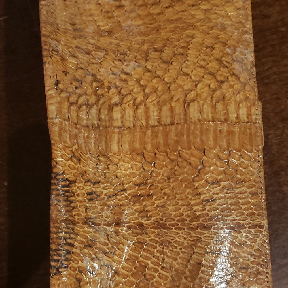 Handmade Vintage Genuine Snakeskin Handbag - Picture 5 of 8